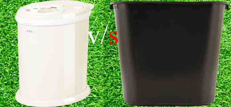 diaper pail vs trash can