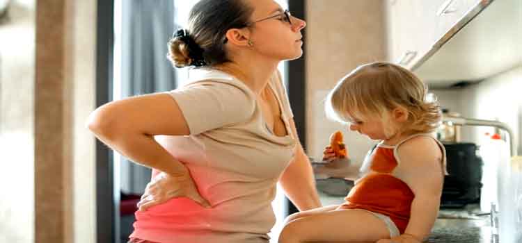 how to relieve back pain from carrying baby