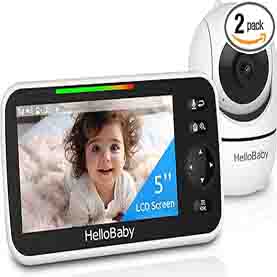 Baby Monitor vs Security Camera Comparison - A side-by-side view of a baby monitor and security camera showing their features.